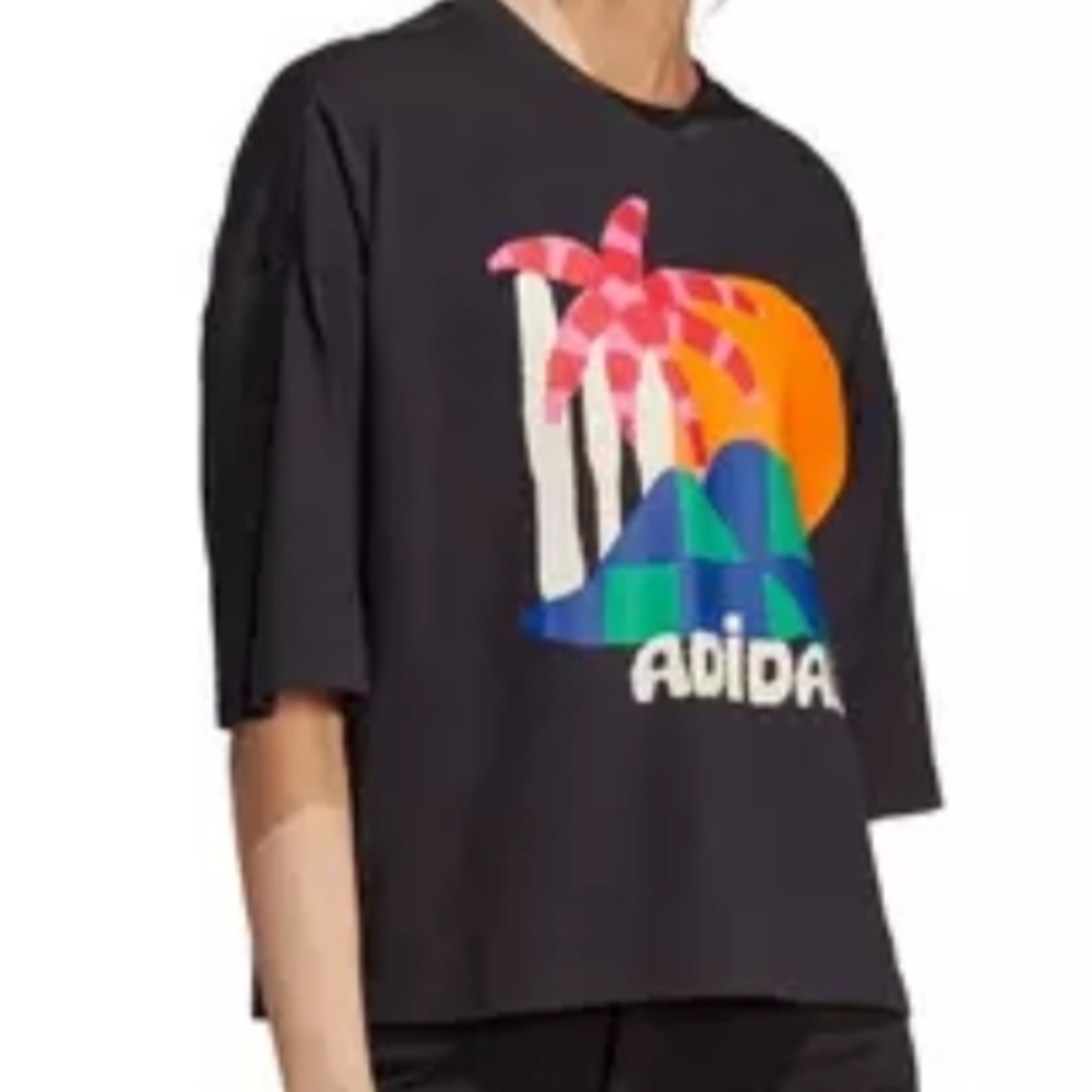 Adidas Farm Rio. Med Graphic Tee Black